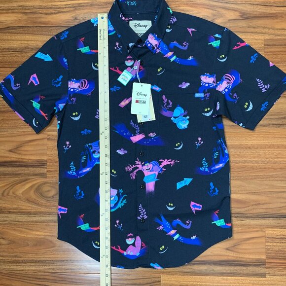 RSVLTS Men's Disney Alice in Wonderland Everyone is Mad Here Small Button-Up - Picture 7 of 8